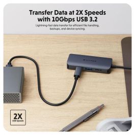 Targus HyperDrive Next EcoSmart Gen.2 Hub USB-C 100W HDMI 4K USB 3.2 Gen 2 Azul