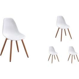 Conjunto de 4 sillas de jardín de polipropileno CHPPWDX4 - 50 x 55 x 85.5 cm Conjunto de 4 sillas de jardín de polipropileno CHPPWDX4 - 50 x 55 x 85.5 cm Precio: 185.49999985. SKU: B1AXEC6SBL