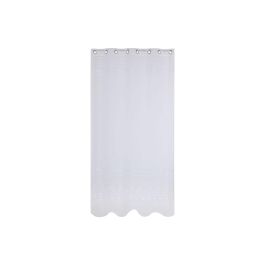 Cortina Boho DKD Home Decor Blanco 260 x 140 cm (2 Unidades)