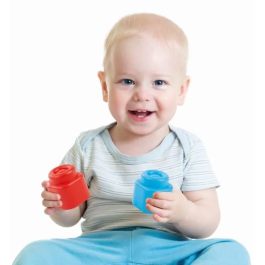 Clementoni CLE8005125178780 Bolsa de 40 cubos blandos Clemmy Baby Mixto A partir de 9 meses