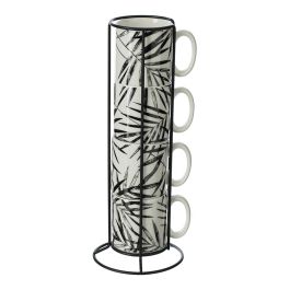 Set 4 tazas modelo "mug on rack" colores surtidos