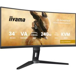 Iiyama Monitor Curvo G-MASTER GOLD PHOENIX 34" 240 Hz Panel VA 0,4 ms Precio: 427.88999979. SKU: B1DBYEYLAB