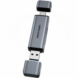 Lector de Tarjetas Externo Vention CLLH0/ USB 3.0/ USB Tipo-C Precio: 13.50000025. SKU: B1F6G9NREZ