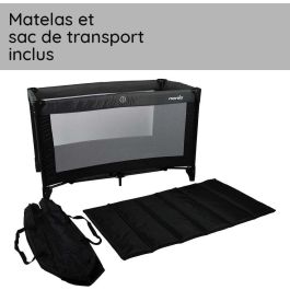 Nania NAN3507460193947 Cuna de viaje SODA de 2 niveles - 2 alturas ajustables, fácil de plegar - Soporta hasta 15 kg