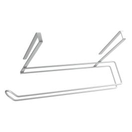 Metaltex Colgador rollo de cocina 'easy-roll' 35x18x10cm, 6 topes antideslizantes, polytherm metallic