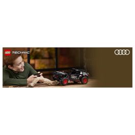 LEGO 42160 Audi RS Q e-tron Coche de Rally Teledirigido Modelo Todoterreno Dakar