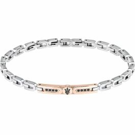 Pulsera Hombre Maserati Acero Inoxidable 21,5 cm Plateado