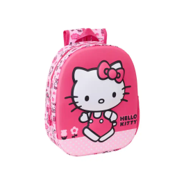 Mochila Infantil Hello Kitty Rosa 27 x 33 x 10 cm 3D Precio: 11.49999972. SKU: B1BCQM3P23