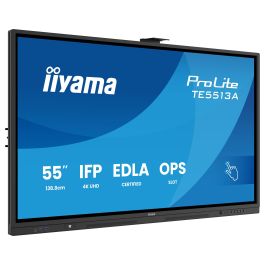 Iiyama TE5513A-B1AG Pantalla Interactiva 55" UHD IPS Android 14 8/128GB con Wifi 6 y Sonido 2x 20W Subwoofer, 450cd/m2, Antiglare