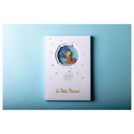 El Principito Cuaderno A5 Le Petit Prince 120 Páginas Hojas Lisas Blanco Portada Relieve