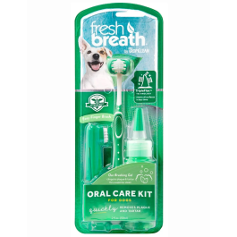 TropiClean Fresh Breath Kit Higiene Dental para Perros Pequeños y Medianos Precio: 15.49999957. SKU: B1789S7BTK