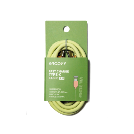 Groovy Cable USB 2.0 a USB-C Lightning 1m Silicona Carga Rápida Verde Precio: 10.50000006. SKU: B1EHR3GHMW