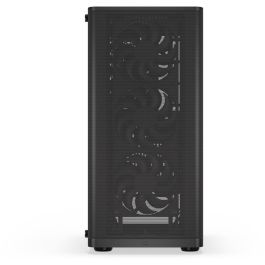 Endorfy Ventum 200 Air TG Negra Torre PC con Ventana de Vidrio Templado y Panel Frontal de Malla para Óptimo Flujo de Aire