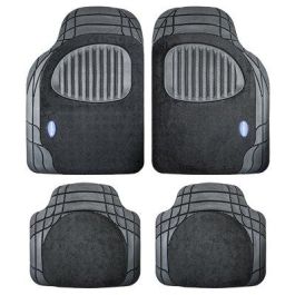 Goodyear Cs4 GOD9024 Alfombra Goma Moqueta Negra Compatible Mercedes Clase E W211/S211 2002-2009 Alta Resistencia Antideslizante