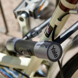 Yale Cerradura de Seguridad U con Certificación Secure Silver para Bicicleta, ATV - Acero Endurecido 230x115x13mm