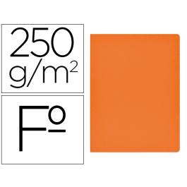 Gio Subcarpeta Simple Cartulina Naranja Intenso Folio 250 gr -50 Unidades- Precio: 12.68999963. SKU: B1KGDCXDM8