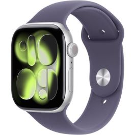 Apple Watch Series 11 GPS + Cellular - 46 mm - Caja de aluminio plateada - Correa deportiva color morado niebla - Talla S/M Precio: 807.98718. SKU: B14LYLWKAJ