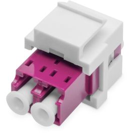 Digitus Acoplador LWL LC/LC Duplex Multimodo OM4, Módulo Keystone