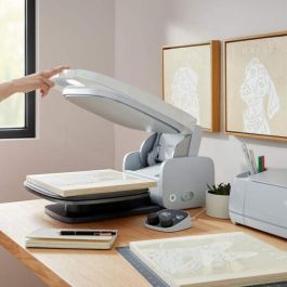 Cricut 2008880 Autopress Blanco 380 x 300 mm 205 °C con Pantalla Incorporada