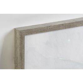 DKD Home Decor Cuadro Moderno Gris Blanco 4.5 x 64 x 124 cm (2 Unidades)