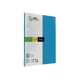 Liderpapel Papel Color A4 80gr Azul Turquesa Paquete de 100 Hojas
