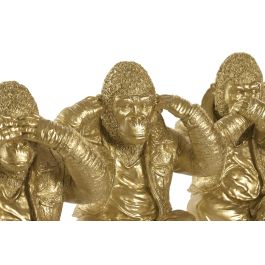 DKD Home Decor Figura Moderno Dorado 16.5 x 23 x 22 cm (3 Unidades) Precio: 40.7044. SKU: B1FHW58PNE