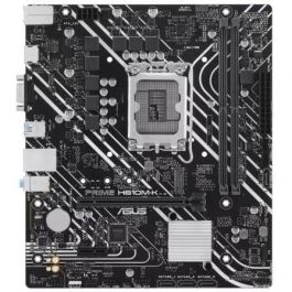 Asus PRIME H610M-K Placa Base Intel LGA1700, DDR5, 96GB, VGA+HDMI, 4SATA3+M.2, Micro ATX - 90MB1GA0-M0EAY0 Asus PRIME H610M-K Placa Base Intel LGA1700, DDR5, 96GB, VGA+HDMI, 4SATA3+M.2, Micro ATX - 90MB1GA0-M0EAY0