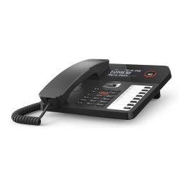 Gigaset DESK 800A Teléfono DECT Contestador Automático Negro con 200 Entradas