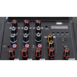 Fonestar MIX-4LIVE Mesa Mezclas Estudio 4 Canales Bluetooth USB Grabador/Reproductor Tarjeta Audio PC Live Streaming