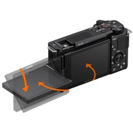 SONY ZV-E10 Cuerpo de Cámara Mirrorless APS-C 24.2 MP 4K UHD Pantalla Táctil Negra