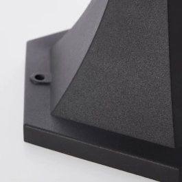 Brilliant BRI4004353349393 Carleen Borne Exterior, Negro, Casquillo E27, Máx 60W