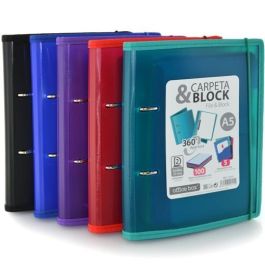 Office Box Carpeta & Block Supra Anillas D 2x25 mm A5 100H Cierre C-Goma Tapa Pp Colores Surtidos Precio: 6.89000015. SKU: B1CM6YD8S2