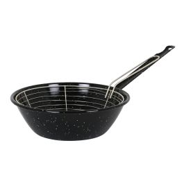 Sartén honda con cestillo 24 cm Jaspeada - La Estrella (6 Unidades) Sartén honda con cestillo 24 cm Jaspeada - La Estrella (6 Unidades)