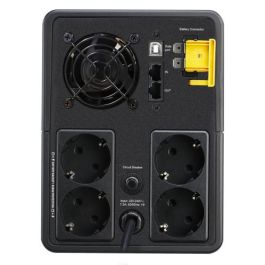 APC BX1600MI-GR SAI Línea Interactiva 1.6 kVA 900 W 4 Salidas AC Tipo F AVR USB para PC y Servidores