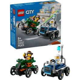 Lego Juego de Construcción City Great Vehicles Coches de Carreras: Avión vs Cama de Hospital, Edad +5 años