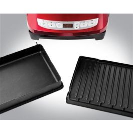 George Foreman 24001-56 Grill Eléctrico de Precisión Evolve Rojo para 5 Raciones