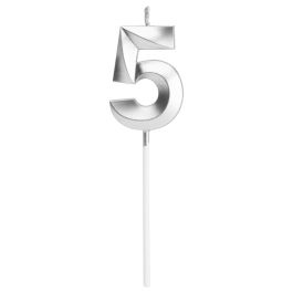 Party Time Vela Aniversario Cifra 5 Plata Precio: 1.5900005. SKU: B1DYFMJ66A