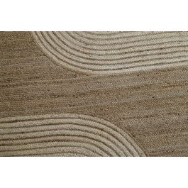 Alfombra Boho DKD Home Decor Natural Beige 230 x 1 x 160 cm Alfombra Boho DKD Home Decor Natural Beige 230 x 1 x 160 cm