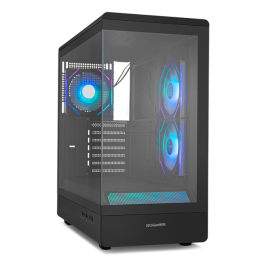 NOX NXHUMMERSIGNALBK Hummer Signal Carcasa de ordenador Midi Tower Negra - Ventana panorámica, 3 ventiladores ARGB Precio: 86.49999963. SKU: B1KK58LF56