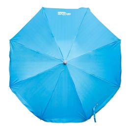 Sombrilla Aktive Azul Ø 180 cm 180 x 187,5 x 180 cm 180 x 190 x 180 cm UV50 (12 Unidades)