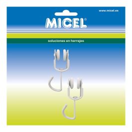 Blister de 2 poleas riel cortina interior tld18 92577 micel