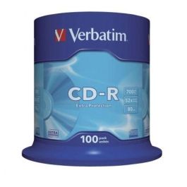 Verbatim Cd-R, 700Mb, 52X, 100 Pack Spindle, Superficie Extra Protection Precio: 41.50000041. SKU: B15XZPTHQQ