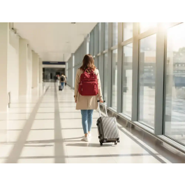 Antartik Mochila Nova 4 Compartimentos Rojo Vino 410x180x320 mm