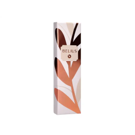 Belius Boligrafo Rose Aluminio Beige Claro Oro Rosa Tinta Azul Caja Diseño Elegante