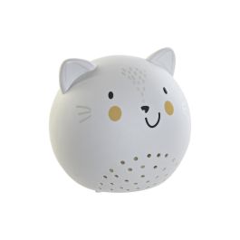 DKD Home Decor Lámpara Sobremesa Kids Blanco Porcelana LED 15x14x16 cm diseño Gatito - Colección Fantasía Precio: 12.58884. SKU: S3014508