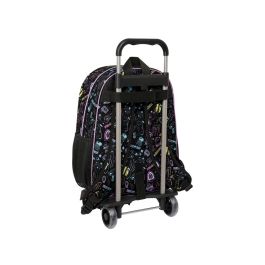 Mochila Escolar con Ruedas Monster High Negro 33 x 42 x 14 cm