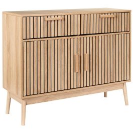 Home Deco Factory Aparador Natural con 2 Puertas y 2 Cajones para Comedor o Dormitorio Precio: 105.89000037. SKU: B1374P45LT