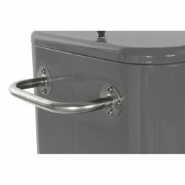 Nevera DKD Home Decor Con ruedas Gris Gris oscuro Acero Polipropileno 56 L 74 x 43 x 80 cm (74 x 43 x 80 cm)