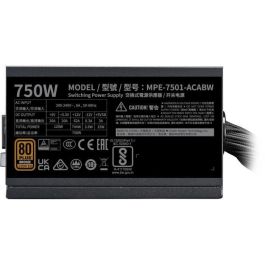 Cooler Master Fuente de Alimentación MWE 750W V3 ATX 3.1 750 W AAANK63479