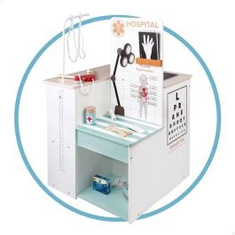 Hospital veterinario de madera con 17 piezas 47,5x47,5x75,5 cm Hospital veterinario de madera con 17 piezas 47,5x47,5x75,5 cm